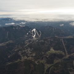Flugwegposition um 13:38:36: Aufgenommen in der Nähe von Gemeinde Breitenstein, Österreich in 2356 Meter